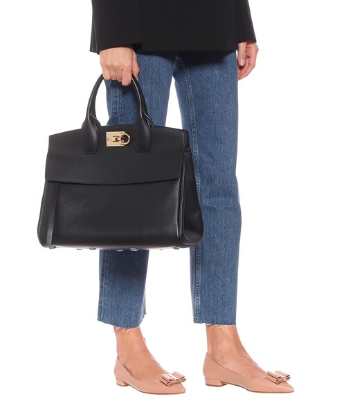 파페치 SALVATORE FERRAGAMO 스튜디오 토트 백