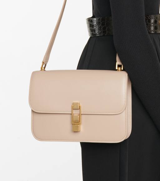 Le carre leather shoulder bag Clearance