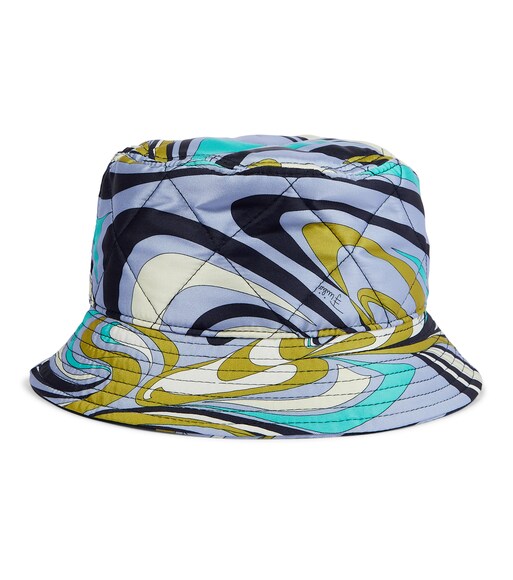 Emilio Pucci - Printed quilted bucket 