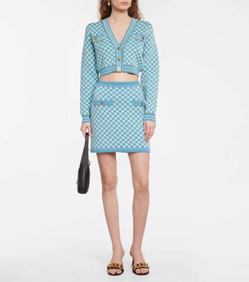 Versace - Cardigan Medusa in jacquard di lana | Mytheresa