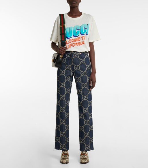 Logo cotton jersey T-shirt | Mytheresa