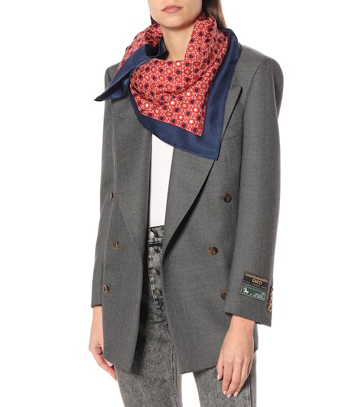 Gucci scarf satin clearance