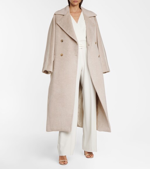 max mara double breasted coat