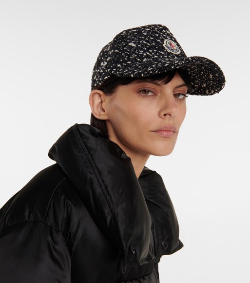 Moncler - Wool-blend tweed baseball cap 