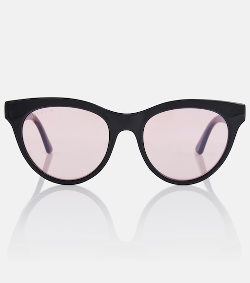 Gucci - Acetate sunglasses with blue 