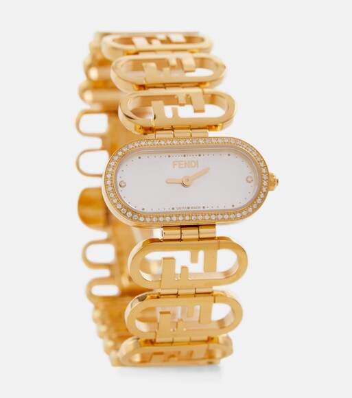 Fendi - O'Lock stainless steel watch 