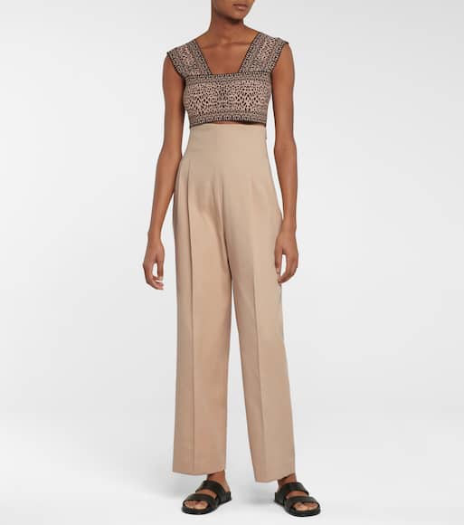 Mytheresa Donna Abbigliamento Pantaloni e jeans Pantaloni Pantaloni a palazzo Pantaloni in gabardine 