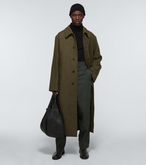 wool driving coat