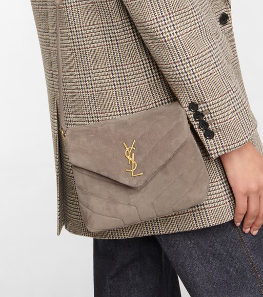 Saint Laurent Loulou Toy suede shoulder bag Mytheresa