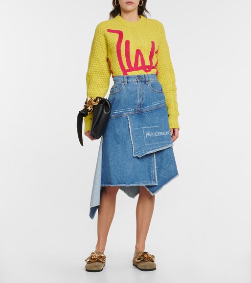 JW Anderson - Asymmetric denim midi 