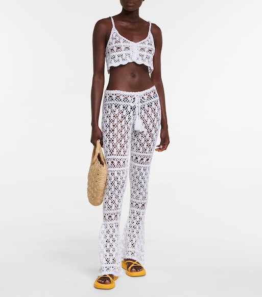 Bianca crochet flared pants 
