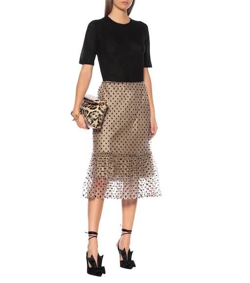 Dries van noten polka dot skirt clearance