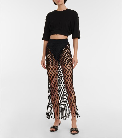 Dion Lee - Fishnet maxi skirt | Mytheresa
