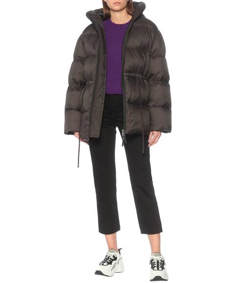 acne down coat black