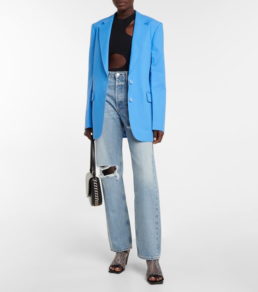 Eva high-rise straight-leg jeans 