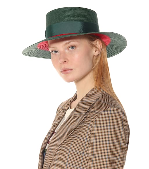 gucci papier wide brim hat