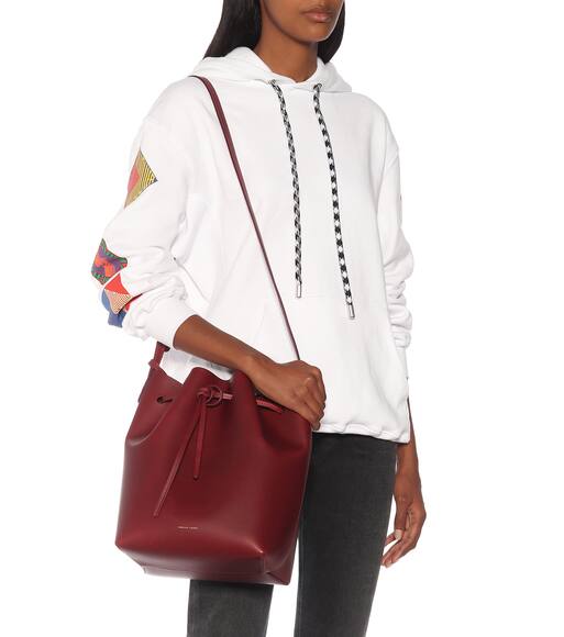 Leather Bucket Bag