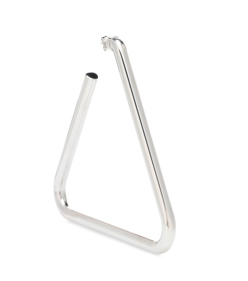 Balenciaga - Triangle single earring - mytheresa.com