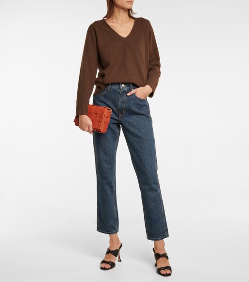 Virginia high-rise slim jeans 