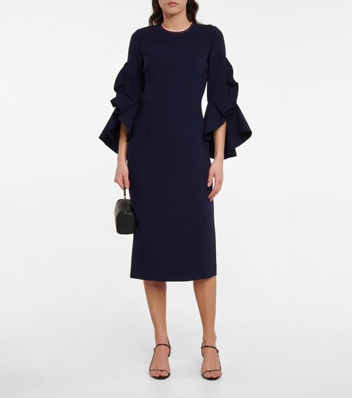 Roksanda - Camellia crêpe midi dress 