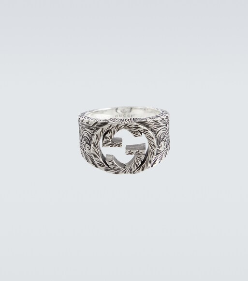 gucci interlocking g silver ring