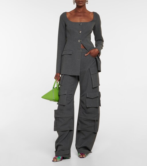 Attico - High-rise cargo pants | Mytheresa