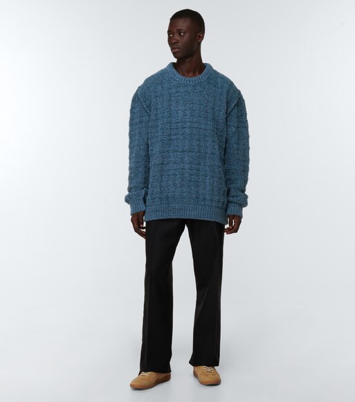 Maison Margiela - Denim bouclé sweater 