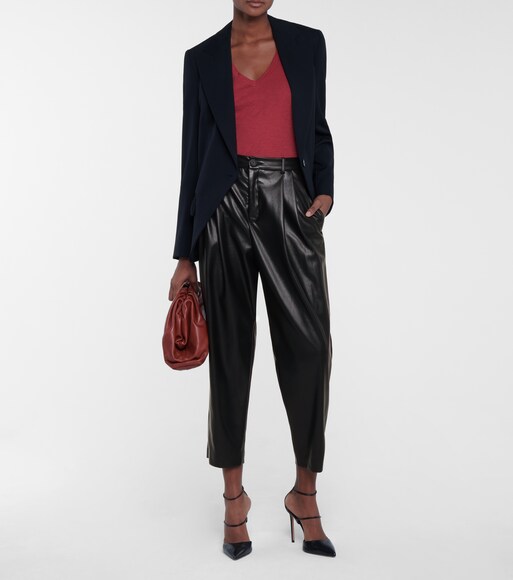 Velvet - Simone faux leather tapered 
