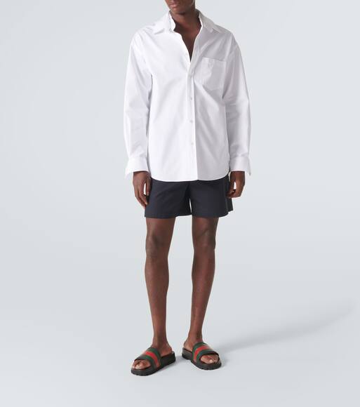 gucci gingham slides