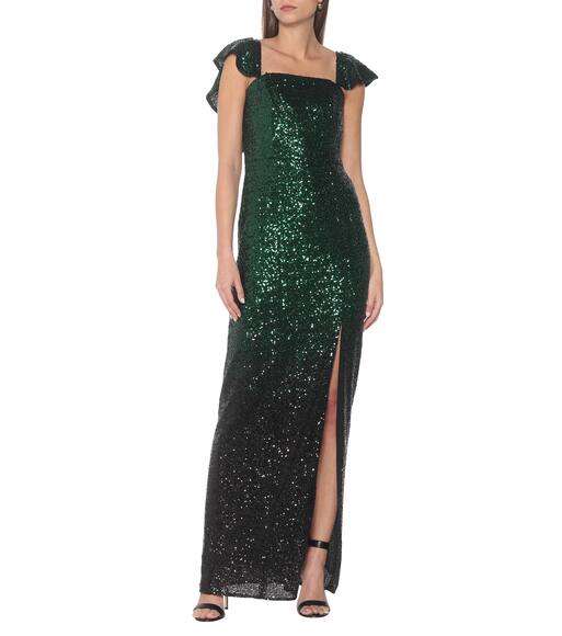 Marchesa notte ombre dress clearance
