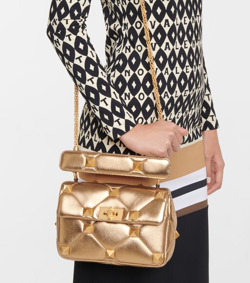 leather bag with studs