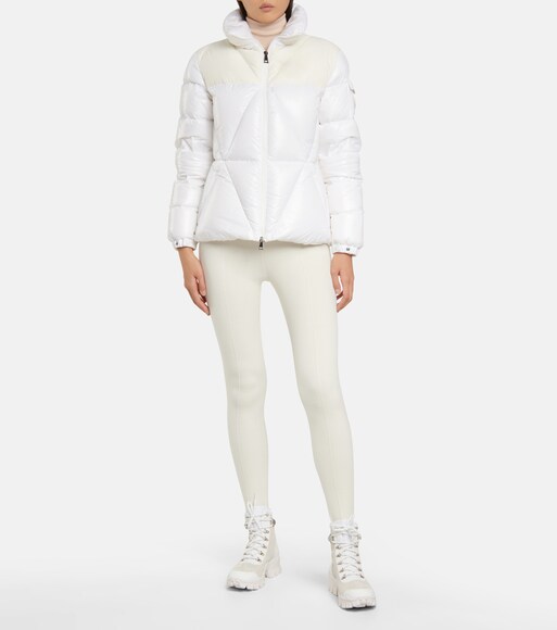 Moncler | Women Arabette Nylon Laque Down Jacket White 4