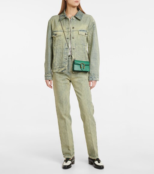 Portafoglio in tessuto Supreme GG e pelle MARRONE, GUCCI  |Danielloboutique.it