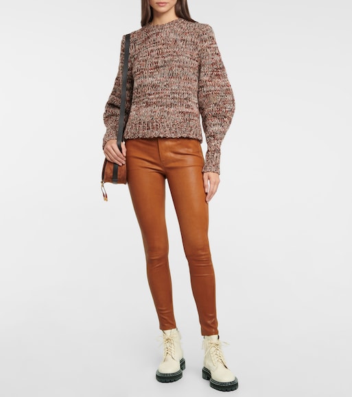 Frame - Le High Skinny leather pants 