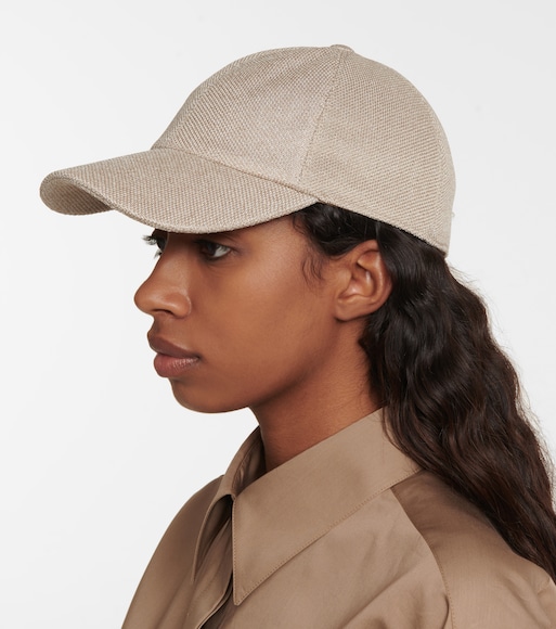 The Row - Caspian silk baseball cap 