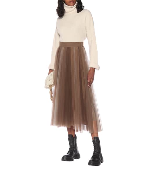 Brunello cucinelli tulle skirt Clearance