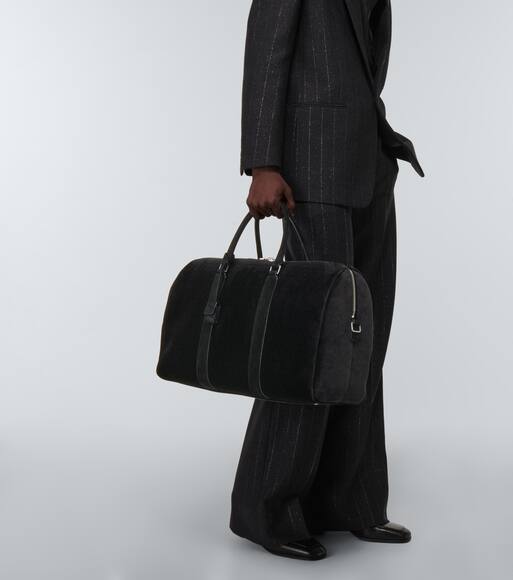 Saint Laurent - Reisetasche Le Monogramme 48H aus Samt - mytheresa.com