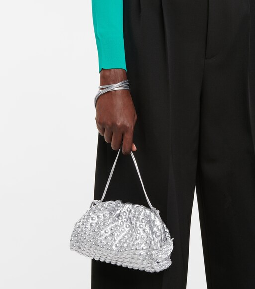 bottega silver pouch