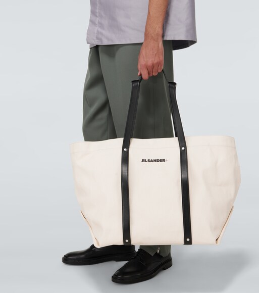jil sander canvas tote