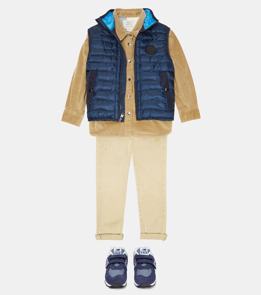 Woolrich Kids, Sundance Padded Down Vest, Boys, Blue, Y 4, Boys' Coats \u0026 Jackets, Materialmix