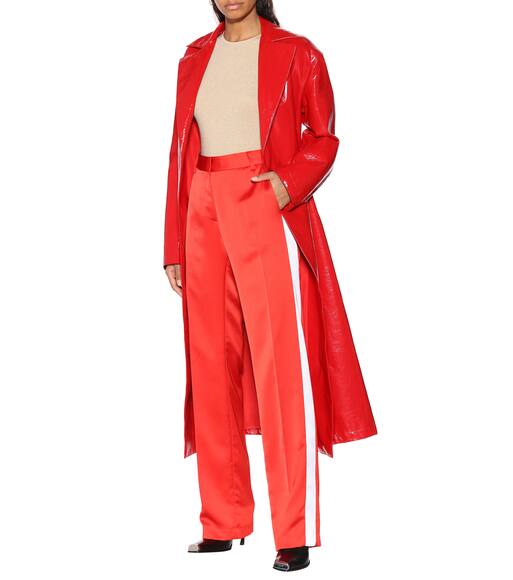 En Coat Verni Coton Trench MsgmMytheresa ChdQtsrx