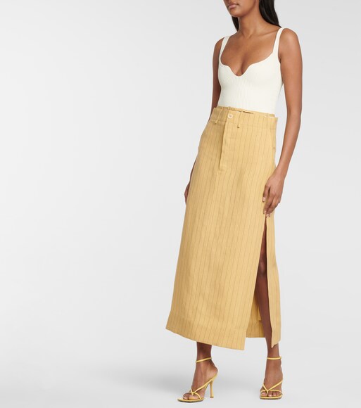Jacquemus - La Jupe Terraio striped 