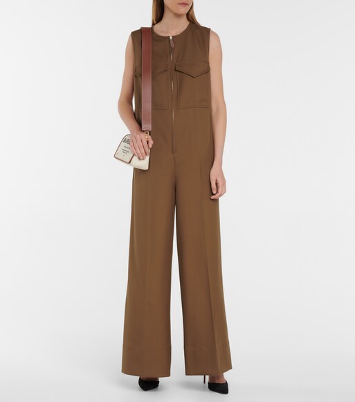 Burberry - Wool jumpsuit | Mytheresa
