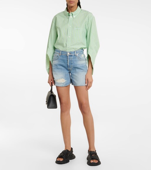 Billie high-rise denim shorts 