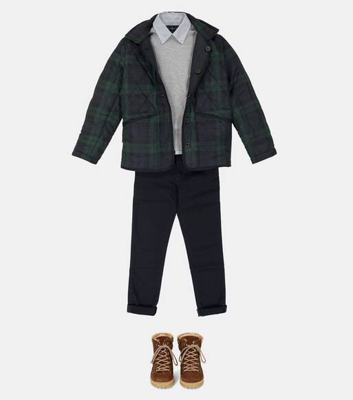 Polo reversible quilted jacket clearance