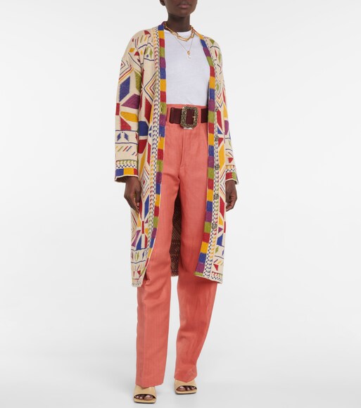 Etro - Jacquard silk-blend cardigan 