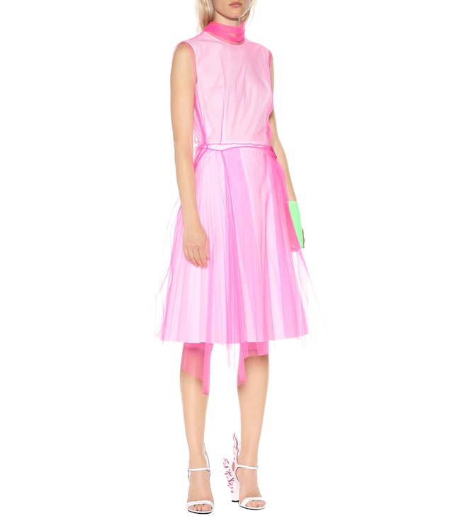 Prada Sleeveless tulle dress