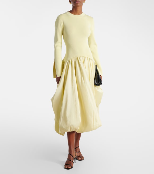 SIMKHAI Izzy taffeta midi dress