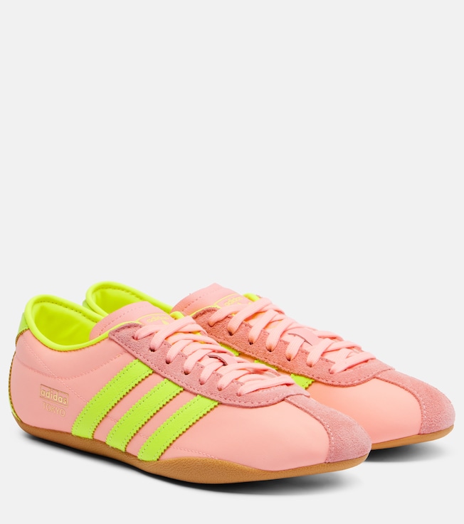 adidas Tokyo leather-trimmed suede sneakers