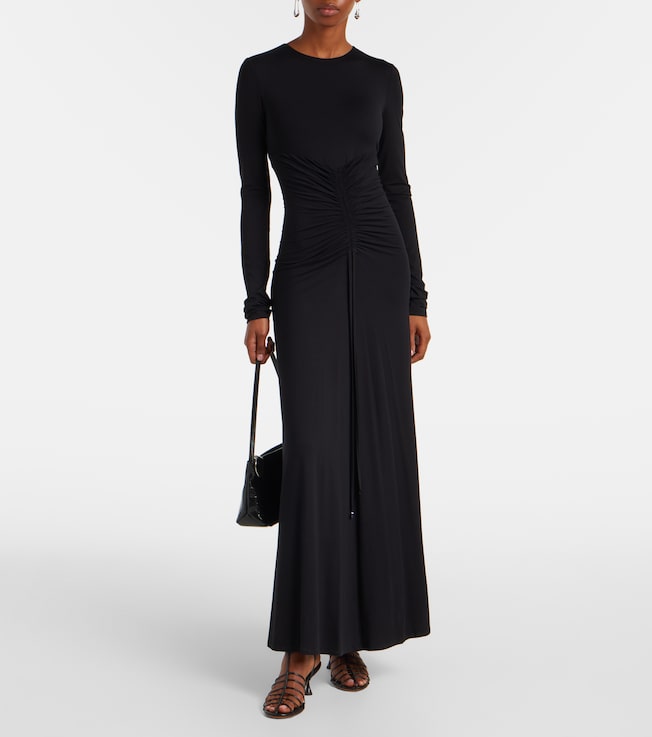 Max Mara Doppia gathered maxi dress